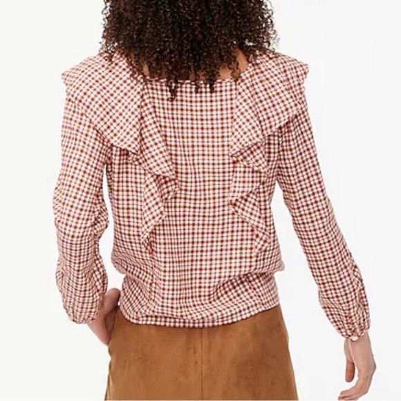 J. Crew Factory Square Neck Ruffle Top - Picture 13 of 13